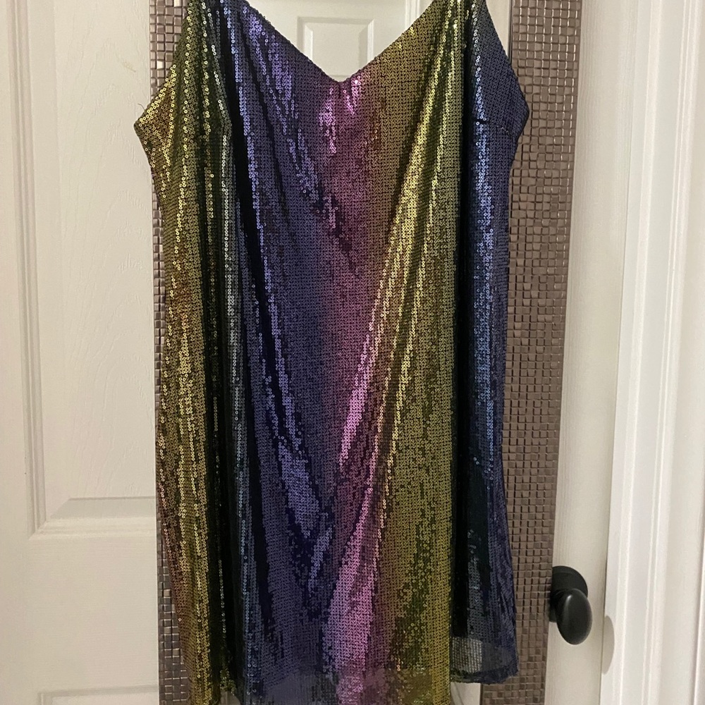 Sequin mini dress